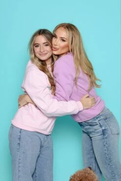 Women's Chicago Gem Sweatshirt - Pink -Clothing Shop womens women s chicago gem sweatshirt pink lola the boys 29669689950310