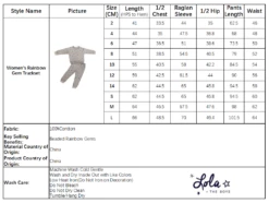 Women's Rainbow Gem Trackset -Clothing Shop womens women s rainbow gem trackset lola the boys 29664362332262