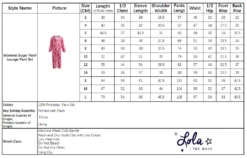 Womens Sugar Flash Lounge Pant Set -Clothing Shop womens womens sugar flash lounge pant set lola the boys 29664365215846