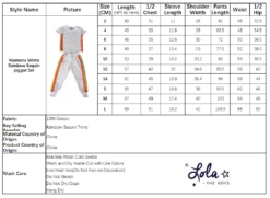 Womens White Rainbow Sequin Jogger Set -Clothing Shop womens womens white rainbow sequin jogger set lola the boys 29664365281382